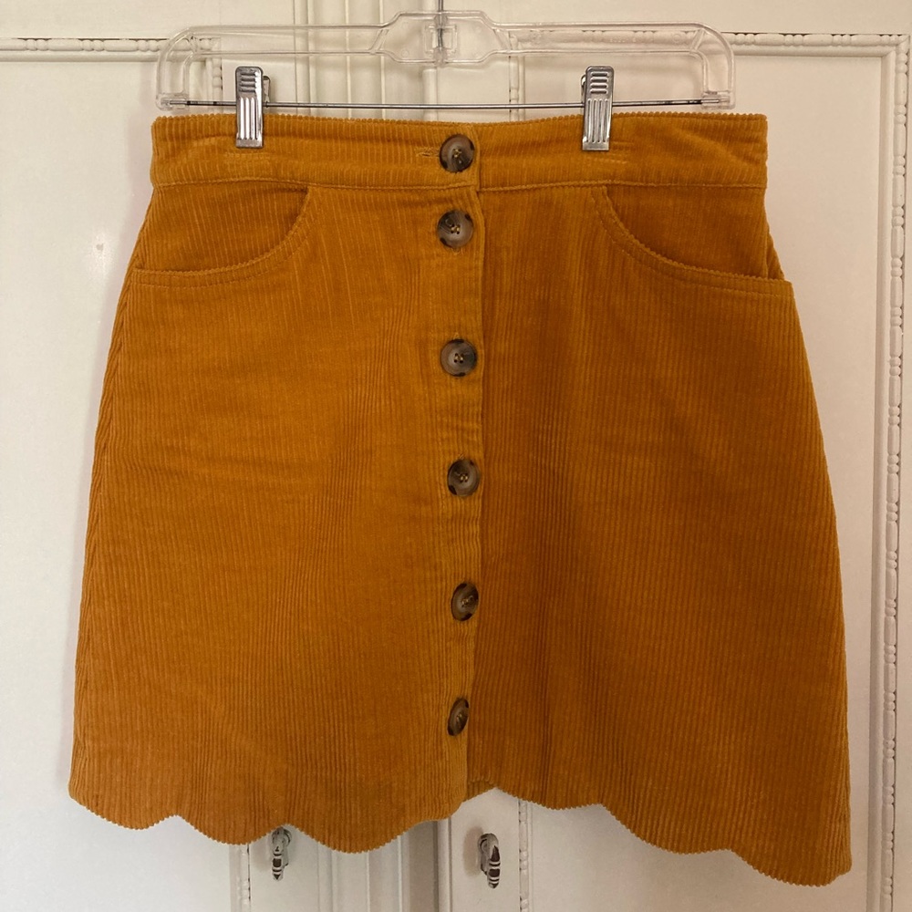Francesca’s Harper Heritage Corduroy Skirt